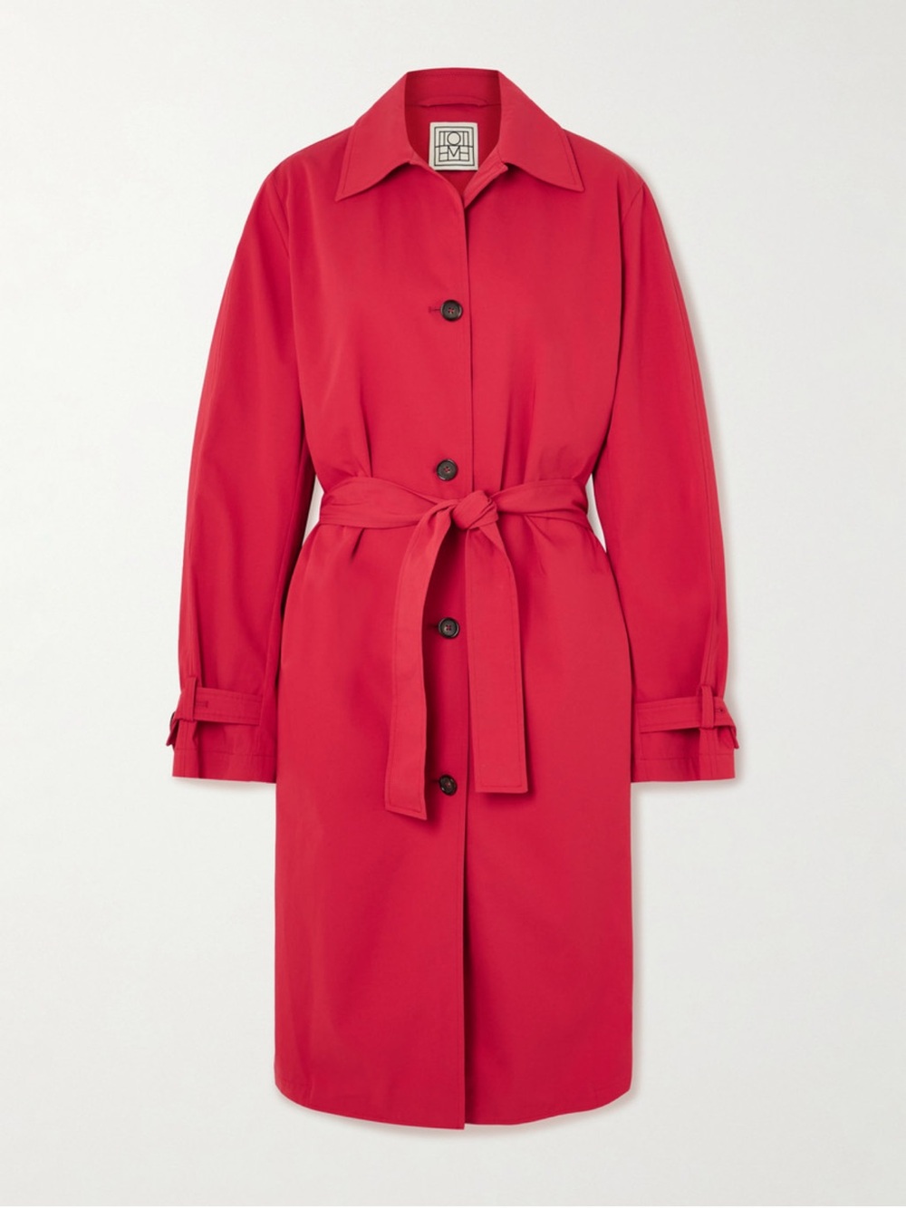 NWT Toteme Red Belted Trench Coat